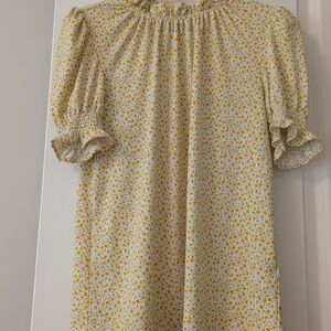 Yellow Flower Shower! Blouse